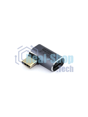 Переходник USB 4 Type-C мама-папа угловой тип 2