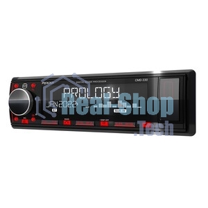 Автомагнитола Prology CMD-330, 1 DIN, Bluetooth, USB Type-A, AUX, пульт ДУ