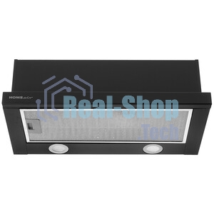 Вытяжка телескопическая HOMSair Flat 60 Glass черный, 60 см, 520 куб. м/ч, 45 дБ