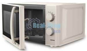Микроволновая печь Centek CT-1571 бежевый, 20 л, 700 Вт, переключатели - поворотный механизм