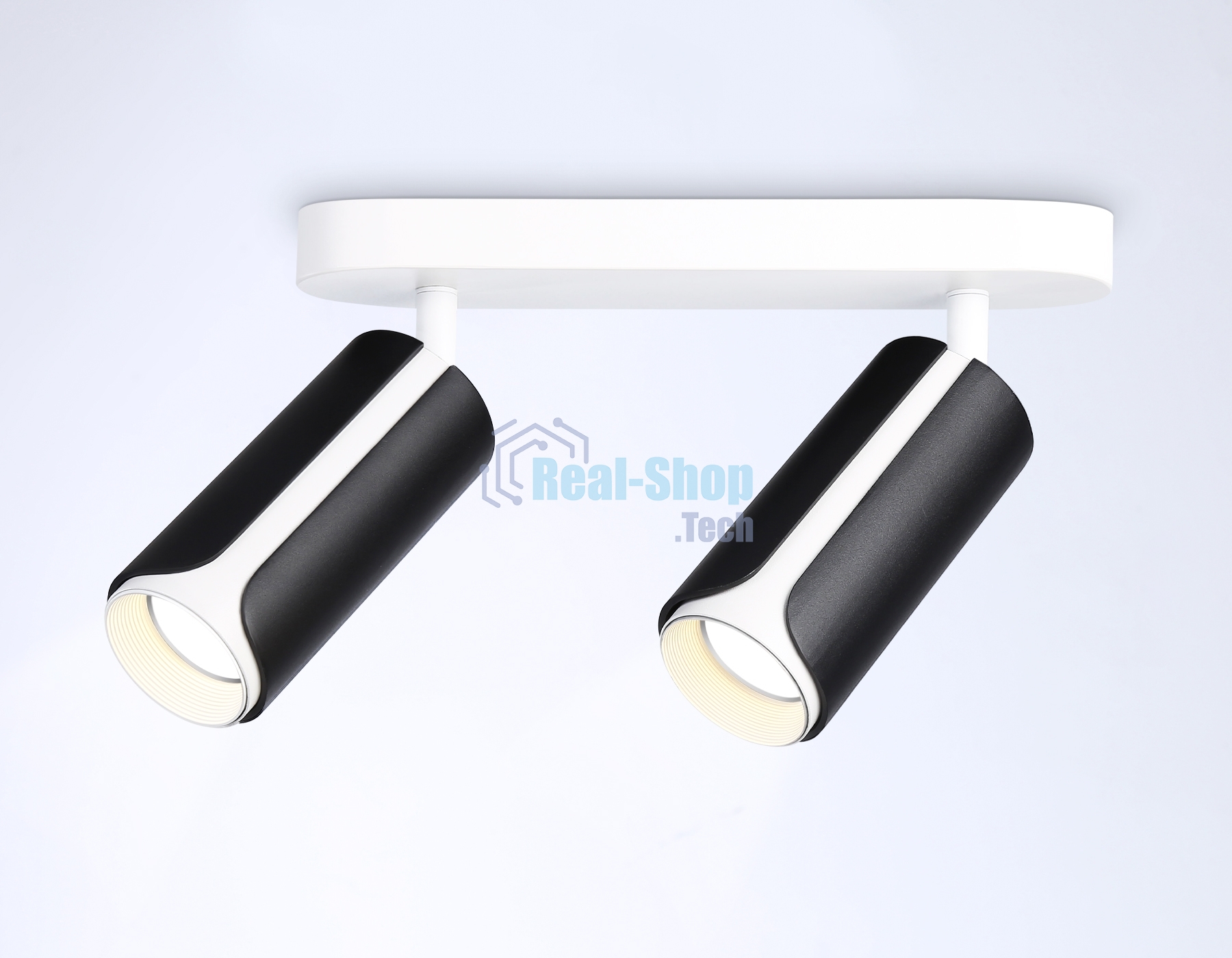 Светильник Ambrella light TN51598/2 BK/WH черный/белый GU10/2 260*60*195