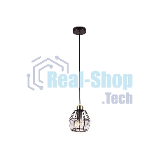 Светильник Ambrella light TR5875 DCF/SB темный кофе/бронза E14 max 40W D150*650