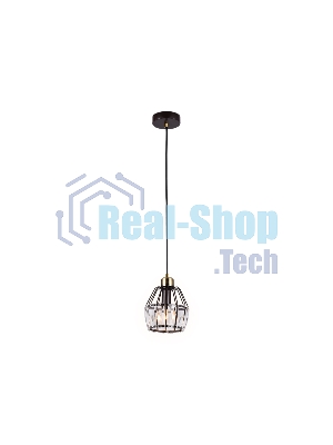 Светильник Ambrella light TR5875 DCF/SB темный кофе/бронза E14 max 40W D150*650