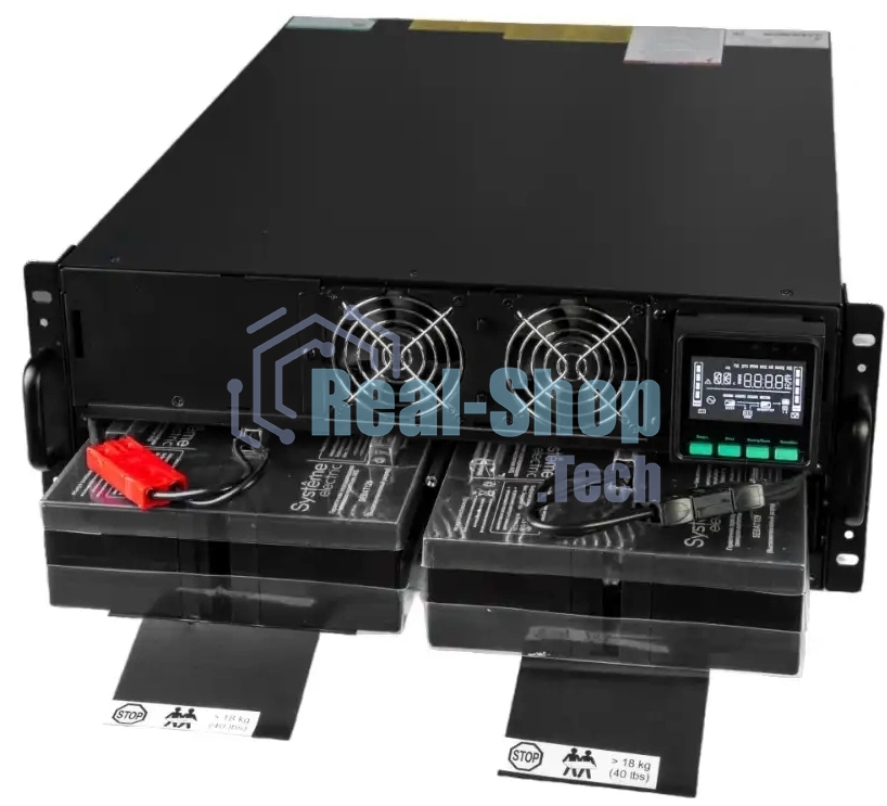 Источник бесперебойного питания Systeme Electric Smart-Save Online SRTSE 2 SRTSE6KRTXLIG2 / 6000 ВА / 6000 Вт / 5 x IEC 320 C13, 3 x IEC 320 С19