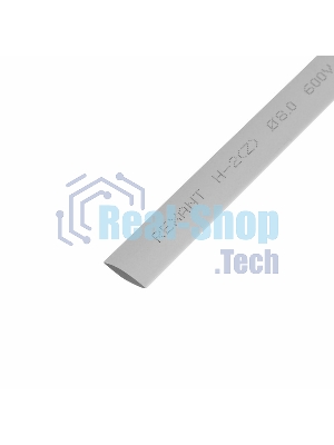 Термоусаживаемая трубка Rexant 8,0/4,0 мм, серая, упаковка 50 шт. по 1 м