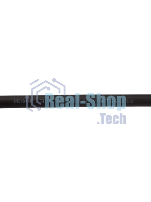 Трубка термоусаживаемая двухстенная клеевая Rexant 6.4/3.2мм (уп.10шт) по 1м черный