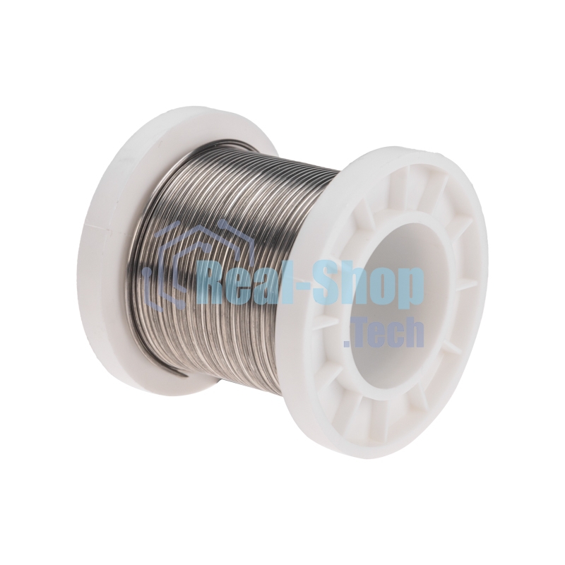 Припой Rexant ПОСу 95-5, 100г, Ø1мм, (олово 95%, сурьма 5%), бессвинцовый, ГОСТ 21931-76, катушка