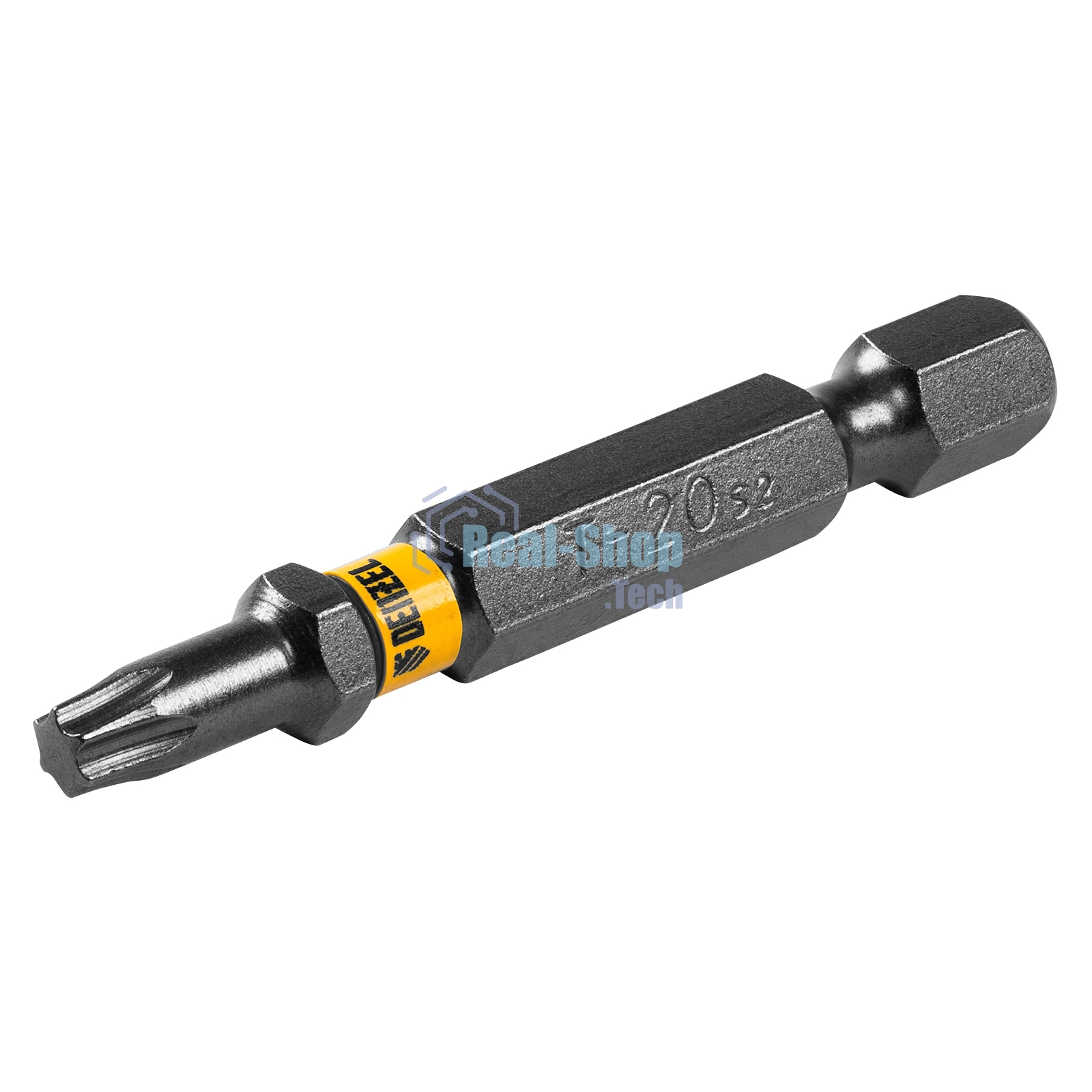 Набор бит Denzel TORX 20х50, сталь S2, шестигранный профиль, 10 шт.