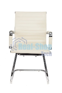 Кресло компьютерное Бюрократ CH-883-LOW-V/IVORY низкая спинка слоновая кость искусственная кожа