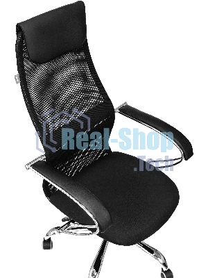 Кресло Бюрократ CH-607SL TW-01 Neo Black черный, сетка, подголовник