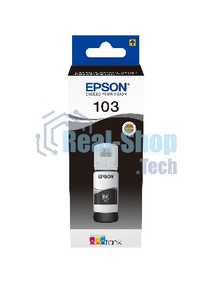 Чернила Epson 103BK C13T00S14A черный (65 мл) для Epson L3100/3110/3150