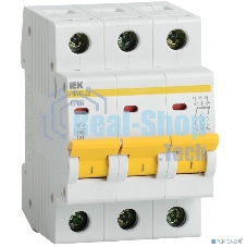 Выключатель автоматический модульный 3п B 32А 4.5кА ВА47-29 ИЭК MVA20-3-032-B