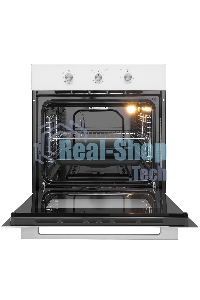 Шкаф духовой газовый с электрическим грилем Maunfeld MOGS703W, встраиваемый