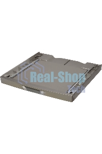 Соединительный элемент для сушильных машин Midea/ Соединительный элемент для сушильных машин Midea, выдвижная полка, максимальная нагрузка на полку 16 кг, серебристый