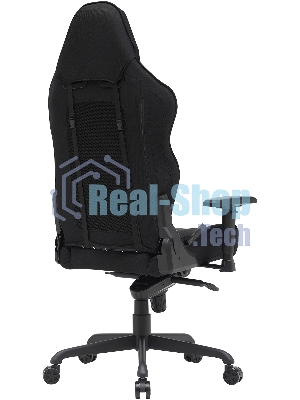 Кресло Cactus CS-CHR-MC04-BBK черный, экокожа