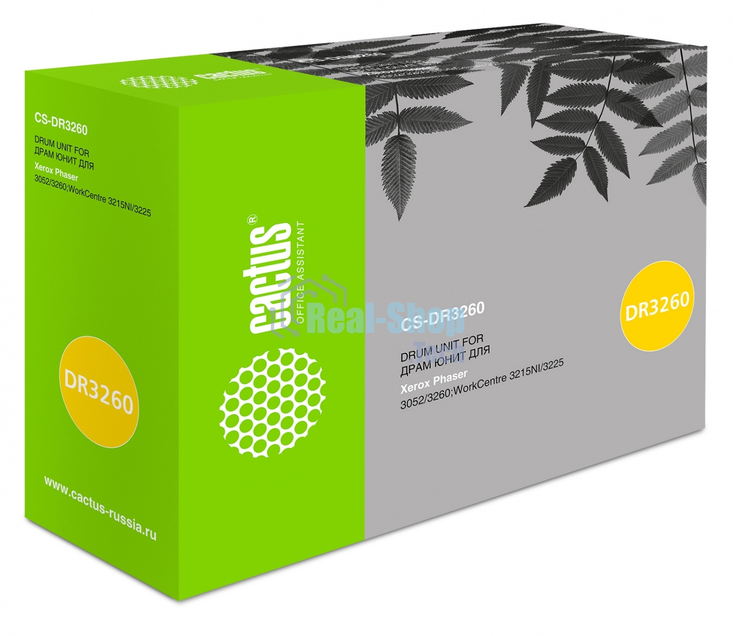 Фотобарабан Cactus 101R00474 CS-DR3260 черный (10000стр.) для Xerox PH 3052/3260;WC 3215/3225