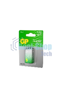 Алкалиновая батарейка GP Super Alkaline G-Tech 9V Крона - 1 шт. на блистере (1 шт.)