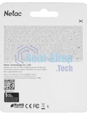 Флешка USB Netac U352 (NT03U352N-064G-32PN), 64Gb, USB 3.0, R/W 110/50, серебристый