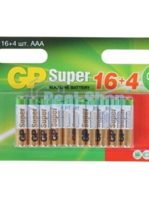 Элемент питания ААА GP GP24AA21-2CRSC5 Super Alkaline G-TECH алкалиновый, 5 шт