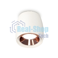 Светильник Ambrella Light XS1141005 SWH/PPG белый песок/золото розовое полированное MR16 GU5.3 (C1141, N7035)