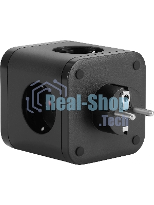 Сетевой разветвитель Buro BU-PW3UC-B (3 розетки) черный (пакет ПЭ)