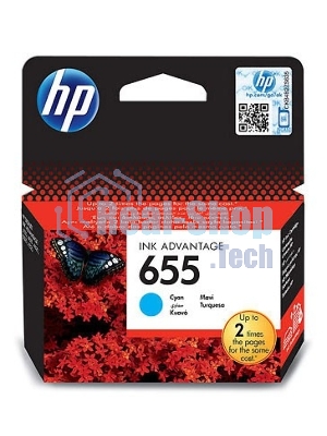 Картридж струйный HP 655 CZ110AE голубой для HP DJ IA 3525/4615/4625/5525/6525 (600 стр.)
