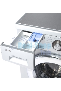 Стиральная машина LG F1296TD4 серебристый, загрузка фронтальная 8 кг, 1200 об/мин, класс: А