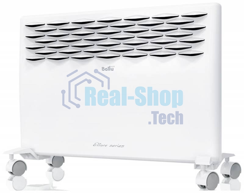 Конвектор Ballu Ettore BEC/ETER-1000 белый, 1000 Вт, 15 м2, термостат, дисплей