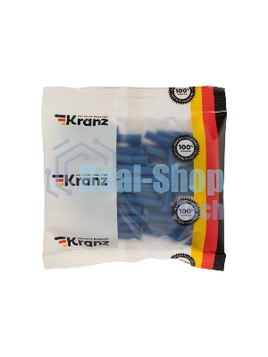 Дюбель распорный Kranz 6х50, синий, пакет (50 шт./уп.)