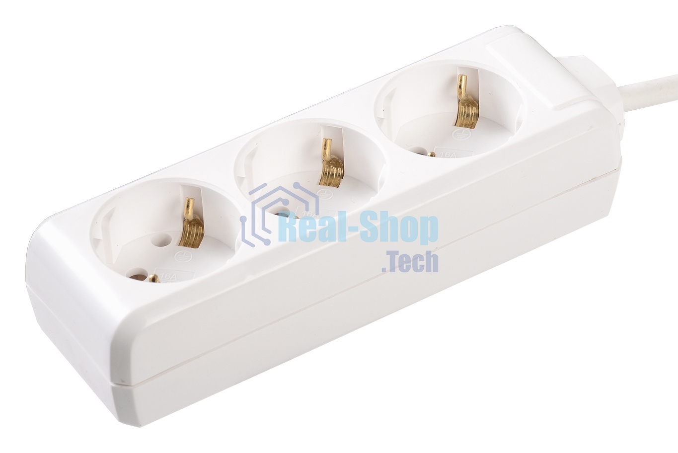 Удлинитель 3х3 м с заземл. 16А IP20 У03 2P+PE ИЭК WYP10-16-03-03-Z-N