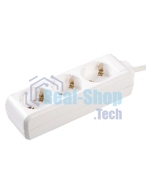 Удлинитель 3х3 м с заземл. 16А IP20 У03 2P+PE IEK WYP10-16-03-03-Z-N