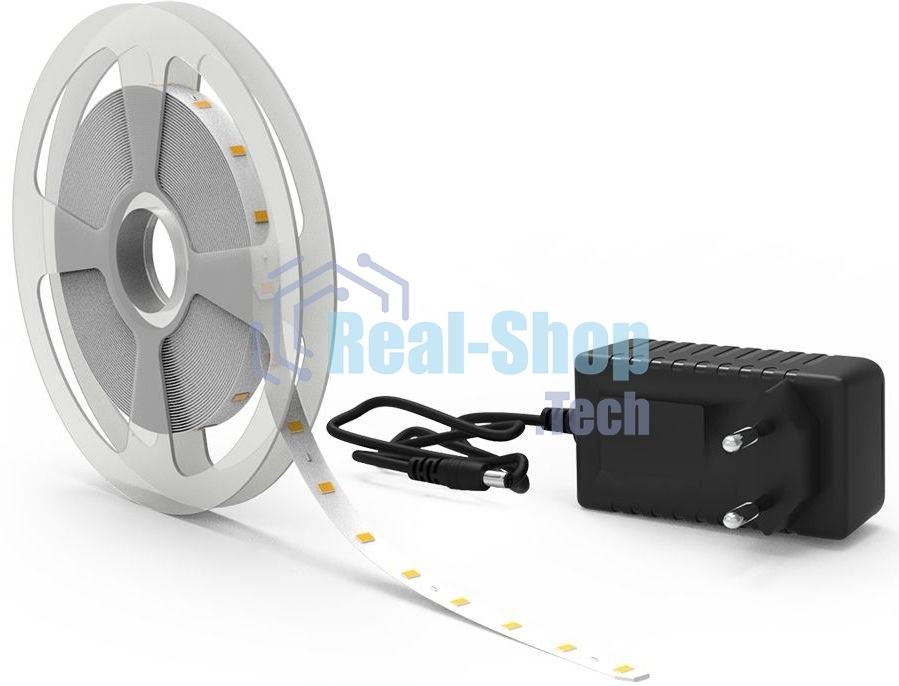 Лента светодиодная Basic в комплекте Gauss 12V 6W/m 600lm/m 4000 IP65 LED 5m 1/80