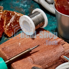 Припой Rexant ПОСу 95-5, 100г, Ø1мм, (олово 95%, сурьма 5%), бессвинцовый, ГОСТ 21931-76, катушка