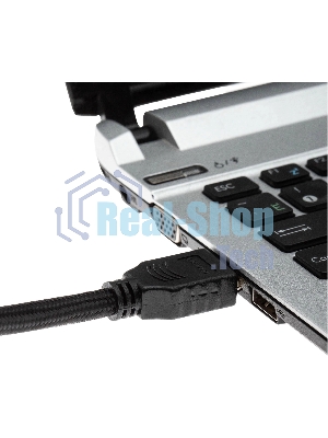 Кабель аудио-видео Cactus CS-HDMI.2-3 HDMI (m)/HDMI (m) 3м. позолоченные контакты черный
