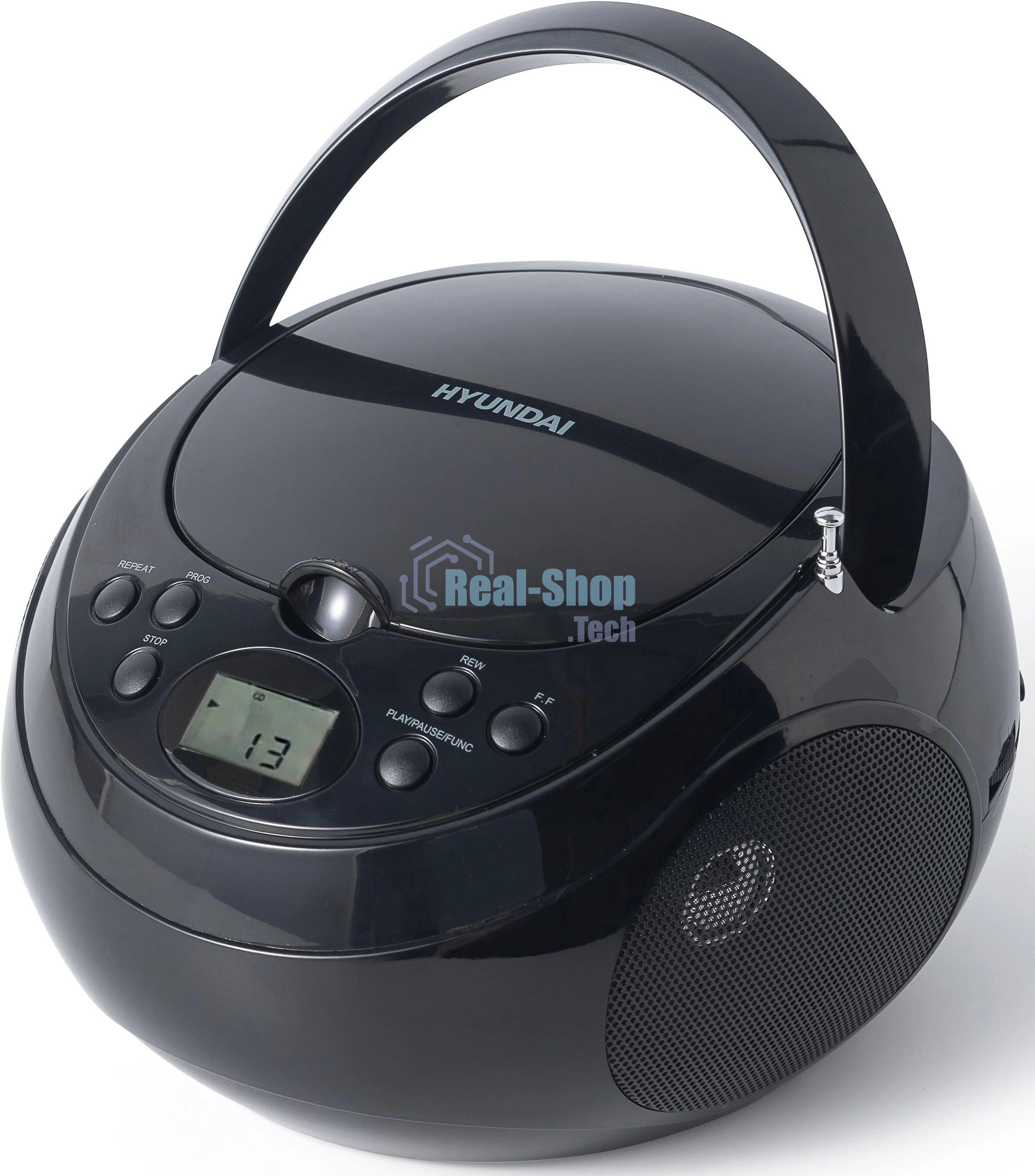 Аудиомагнитола Hyundai H-CD3300 черный 4Вт CD CDRW MP3 FM(dig)