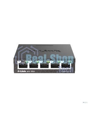 Коммутатор D-Link DGS-1005D, 5×1 Гбит/с, неуправляемый