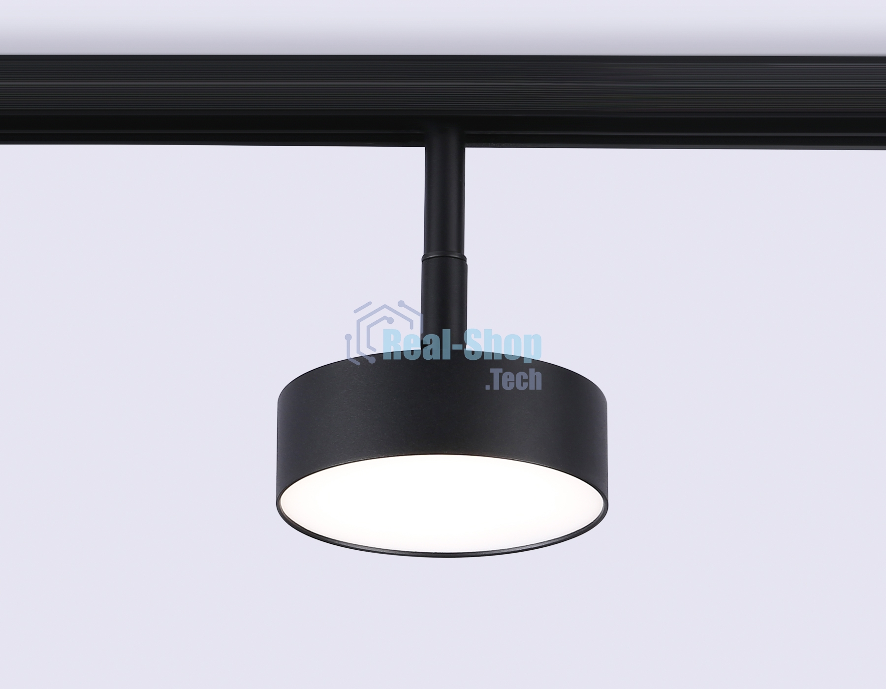 Светильник трековый светодиодный GL3853 BK черный IP20 12W 4200K 48V D95*30