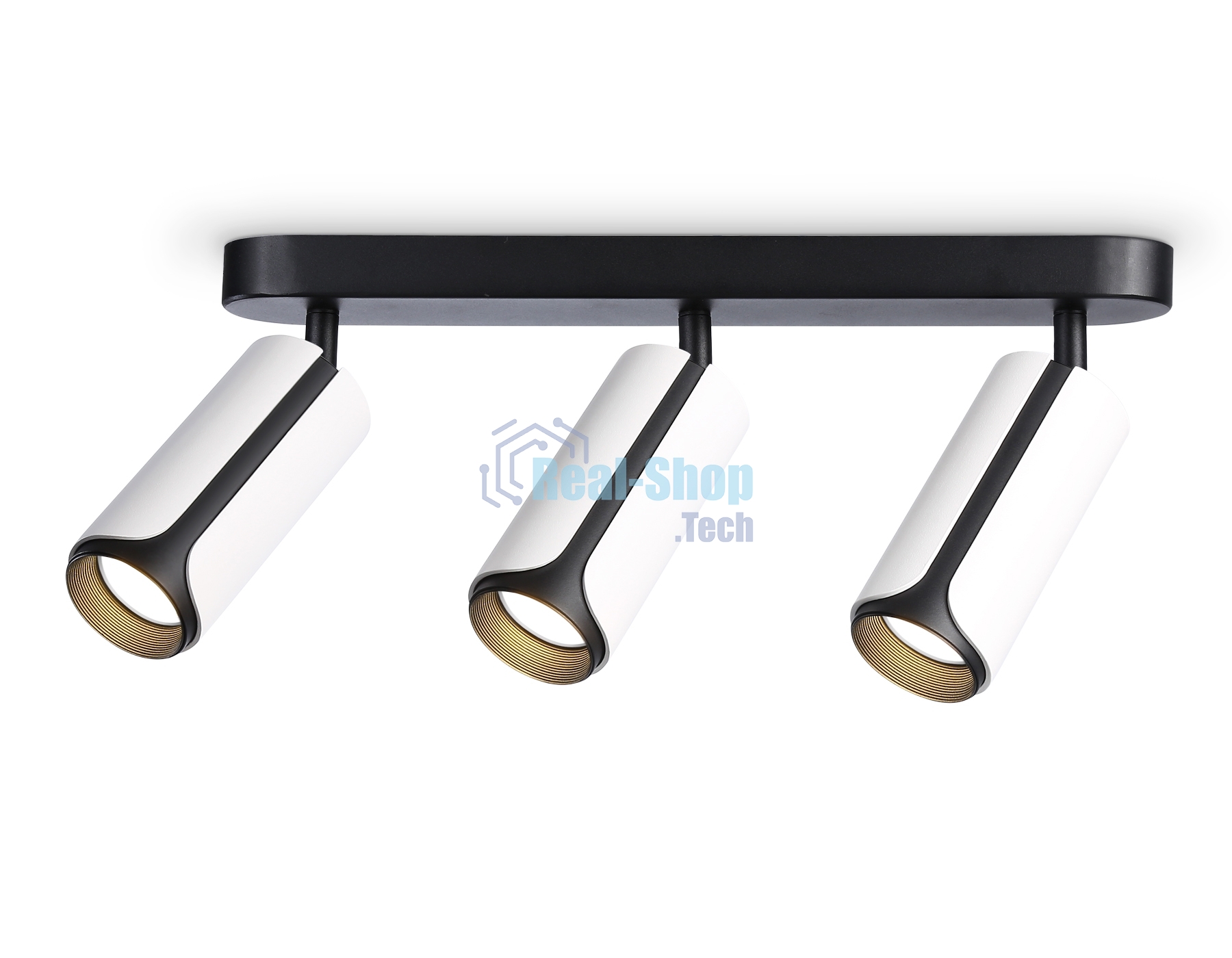 Светильник Ambrella light TN51603/3 WH/BK белый/черный GU10/3 380*60*195