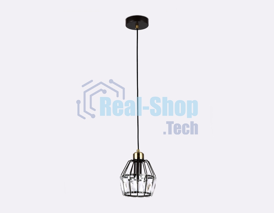 Светильник Ambrella light TR5875 DCF/SB темный кофе/бронза E14 max 40W D150*650