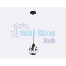 Светильник Ambrella light TR5875 DCF/SB темный кофе/бронза E14 max 40W D150*650