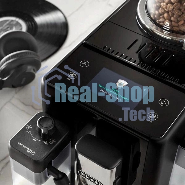Кофемашина автоматическая DeLonghi EXAM440.55.B черный, исп. кофе - зерновой/молотый, 1.4 л, 1450 Вт, 19 бар