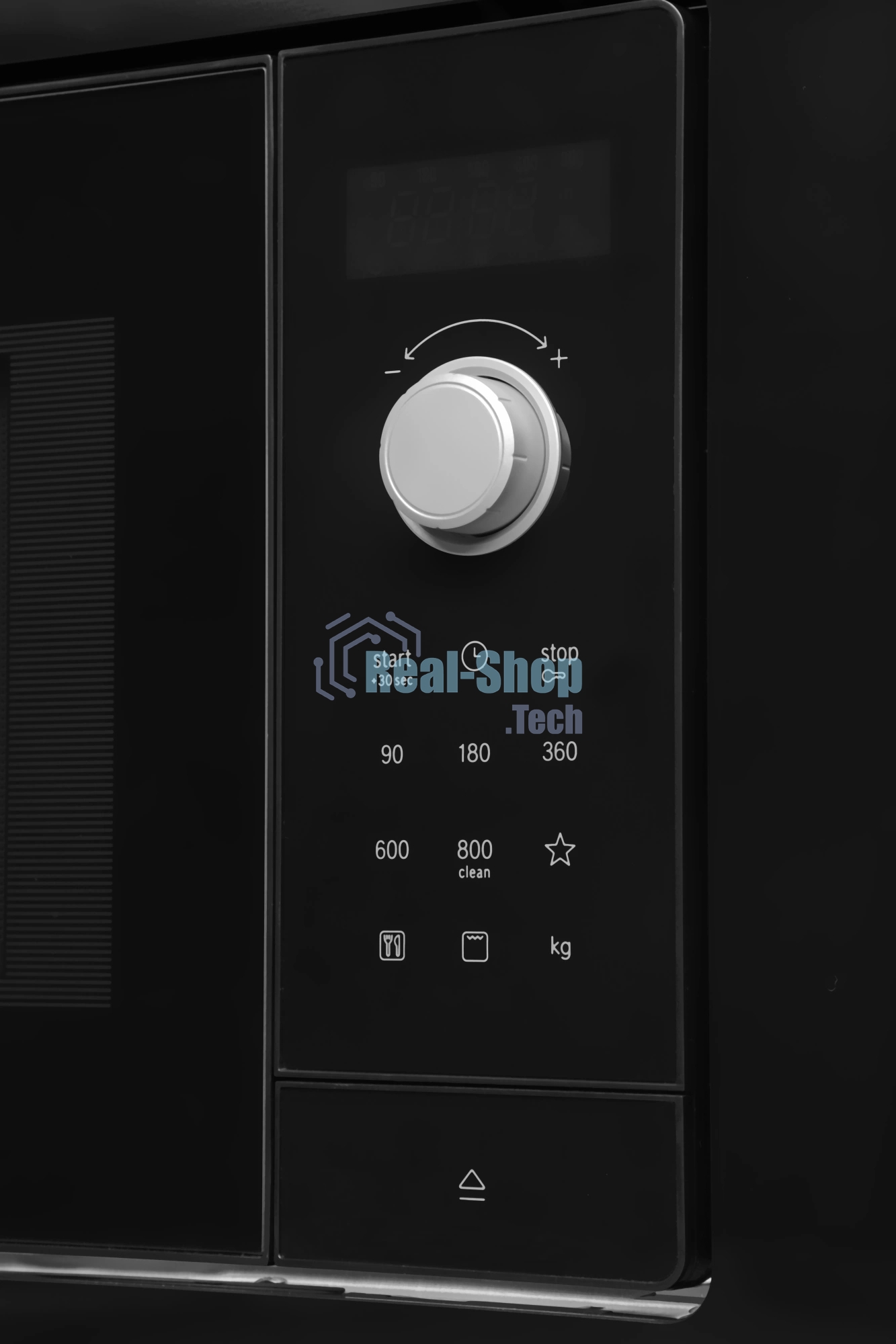 Встраиваемая микроволновая печь Bosch BEL653MB3 черный, 25 л, 800 Вт, переключатели - сенсор, поворотный механизм