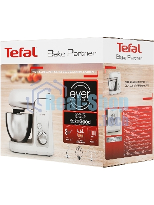 Кухонная машина Tefal Bake Partner QB520B38, серый/серебристый