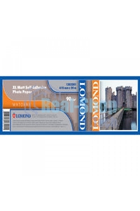 Фотобумага Lomond XL Glossy Self-Аdhesive Photo Paper, самоклеящаяся, ролик 914мм х50 мм, 85 г/м2, 20 метров.