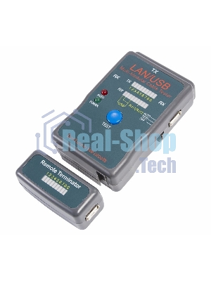 Тестер кабеля Rexant универсальный RJ-45+USB 251454