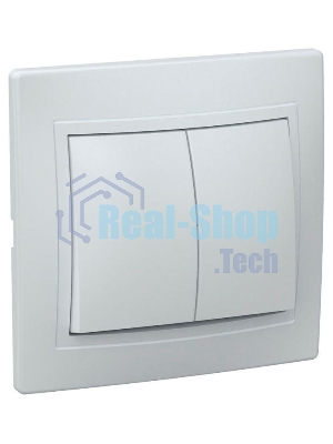 Выключатель Iek EVK20-K01-10-DM ВС10-2-0-КБ 2кл 10А КВАРТА (белый)