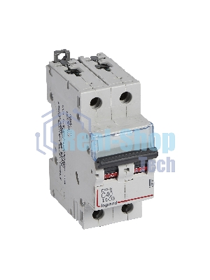 Выключатель автоматический модульный 2п C 40А 6кА DX3-E Leg 407281