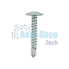 Саморез с прессшайбой Kranz ПШС сверло 4.2х25, короб (200 шт./уп.)