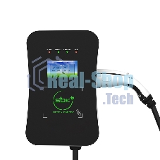 Зарядная станция S'OK Green Energy M3W Series Wallbox EV Charger SM3W10732542-7wf, 1-phase,7kw (32a/220v), ocpp 1.6j, rfid, wifi, lan, ip54, кабель 7.5м