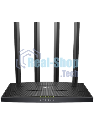 Роутер беспроводной TP-Link Archer C6U AC1200 10/100/1000BASE-TX/4G ready черный